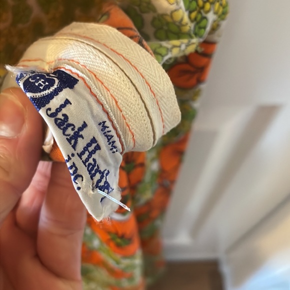 Vintage 70s Open Back Maxi Dress - Picture 4 of 5